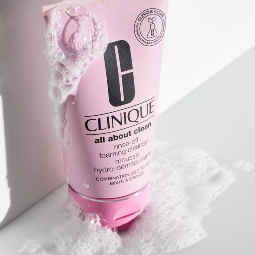 Clinique All About Clean Rinse-Off Foaming Cleanser 150 ml / 5 oz -Full Size-New